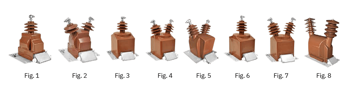 Transformadores de Potencial para Faturamento (Tipo Externo, Resina Epóxi Fundida), Série VPF - Todos os Modelos