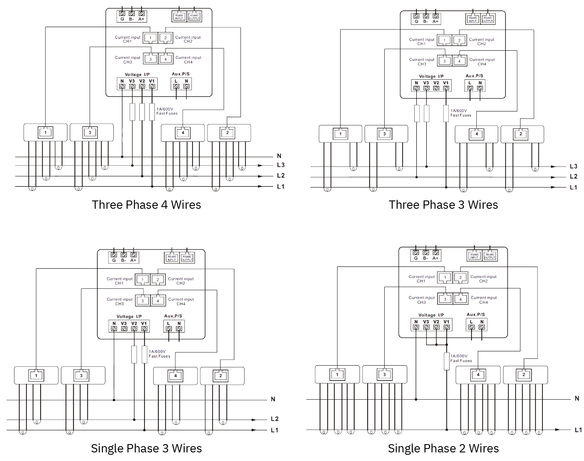 CIC-medidor_energia_multi-carga_trifasico-diagrama_cableado-es