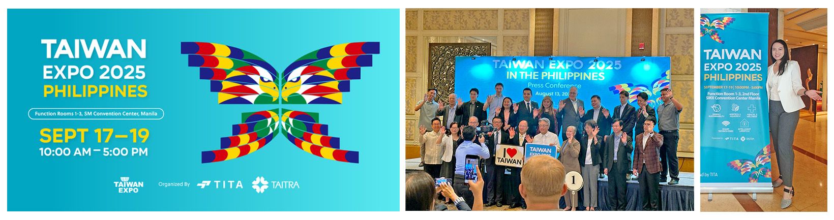 CIC's Philippine Representative Attends Press Conference for TAIWAN EXPO 2025 in the Philippines